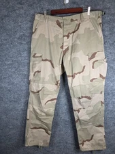 Rothco Pants Mens Large Regular Camo BDU Cargo Tactical Desert 6 Pocket 36x30