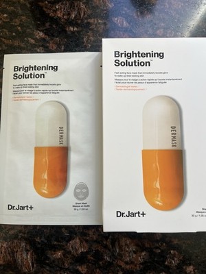 Dr. Jart Brightening Solution Sheet Mask. 5 Masks BNIB. Plus One! Lot Of 6 Masks