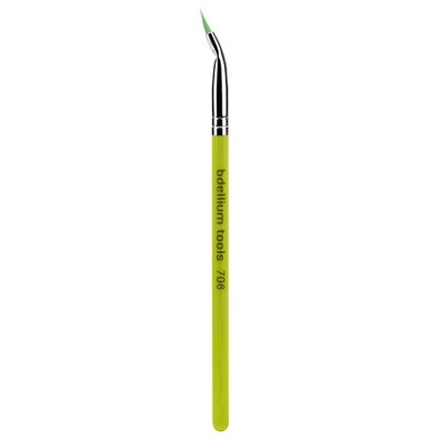 Bdellium Tools Professional Makeup Brush - Green Bambu Series 708 Bent Eyeliner