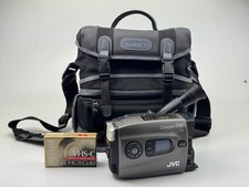 Vintage JVC GR-AX800 VHS-C Camcorder Bundle Cables Case - Working