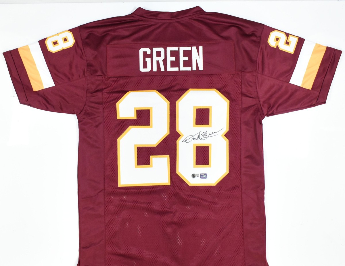 Darrell Green Autographed Maroon Pro Style Jersey - Beckett W