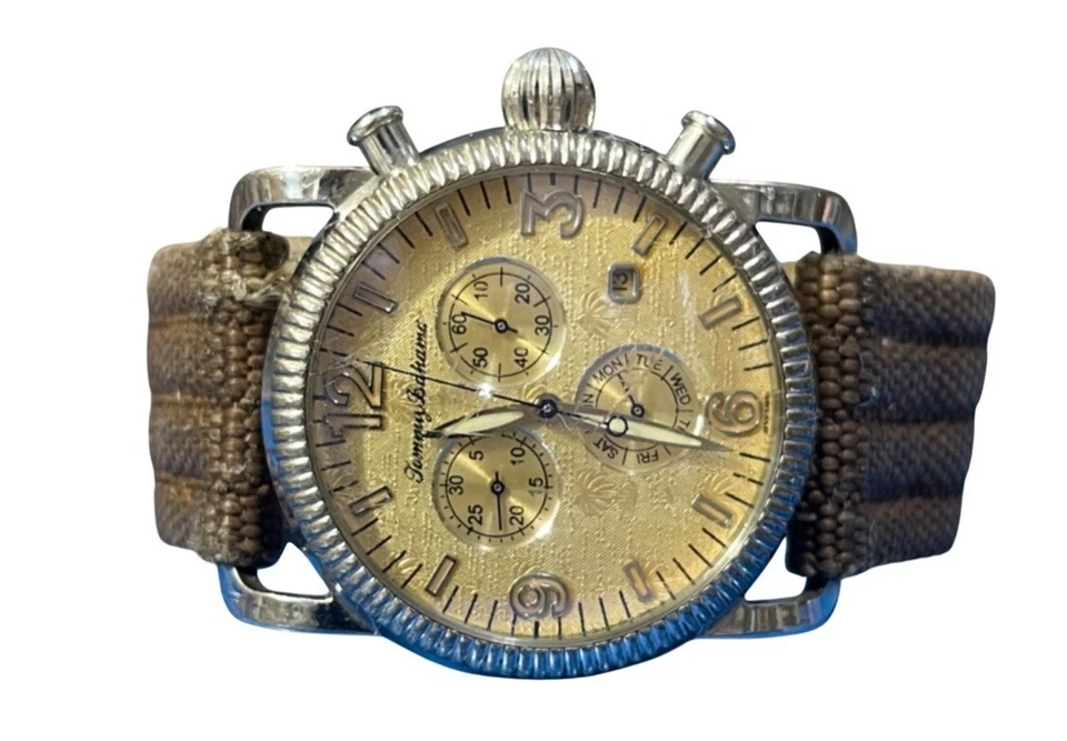 Tommy Bahama男士腕表TB 1021纯银瑞士复古40毫米(阅读) — 第 3/4 张图片