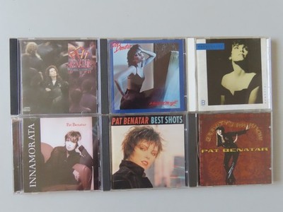 Pat Benatar x6 Album CD Bundle - In the Heat of the Night Best Shots Inamorata