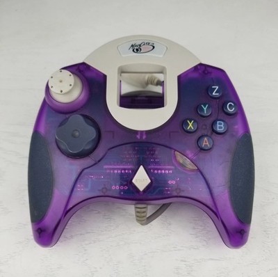 Dreamcast Controller - MadCatz Mad Catz AstroPad Performance RARE CLEAR PURPLE