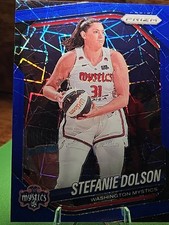 2025 Panini Prizm WNBA - Stefanie Dolson #112 Blue Velocity Prizm
