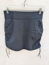 Columbia Anytime Casual Skort in Black with Adjustable Cinch Sides