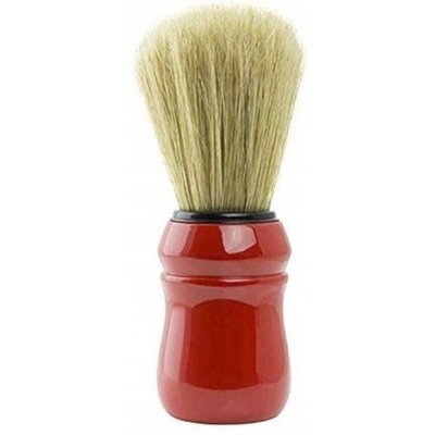 Omega Shaving Brush #10049 red