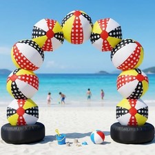 8FT Inflatable Beach Ball Arch for Summer Inflatables Outdoor Summer Arch