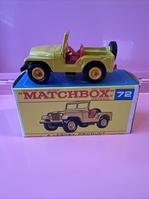 Matchbox #72 Standard Jeep With Box Lesney *** READ***