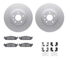 Dynamic Friction Company 4512-99049 Geospec Coated Rotors With 5000 Brake Pads 