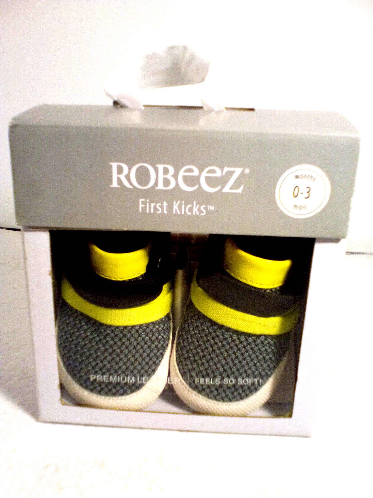 Blk Green Sz (0-3 Mos.) Leather Outsole