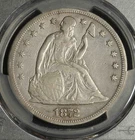 1872 PCGS Genuine - VF Details Seated Liberty Dollar