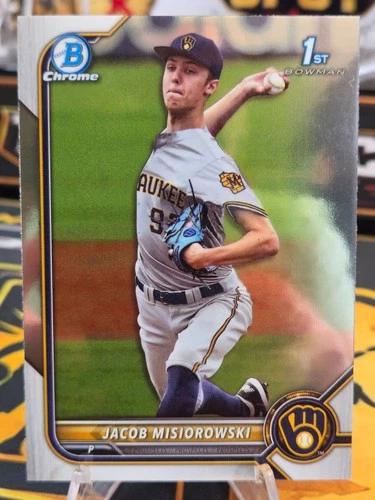 2022 Bowman Draft - Chrome Jacob Misiorowski #BDC-132 1st Bowman - product listing photo