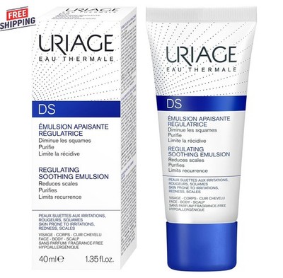 Uriage DS Regulating Soothing Emulsion 40ml / 1.35oz redness,scales EXP 07/2028