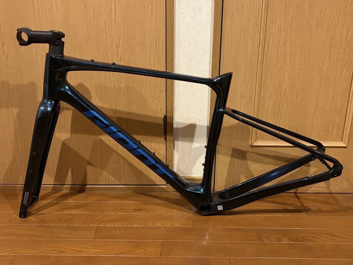 Giant Revolt Advanced 2 2022 Carbon Gravel Frame Set Size S | eBay