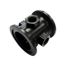 Banjo 2 inch Full Port Flanged Coupling with 1/2" Gauge Ports - M220CPG3G