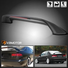 Fits 1996-2000 Honda Civic Coupe EM EJ Si Rear Spoiler Trunk Wing w/ LED Brake