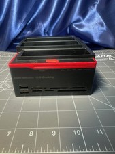 Multifunction 2.5 3.5" HDD Docking Station USB 3.0 Clone Hard Drive Card No Cord