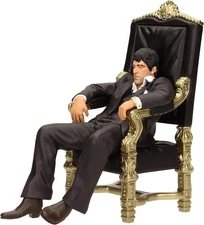 SD Toys Movie Icons Scarface: Tony Montana Throne 7" Figure 