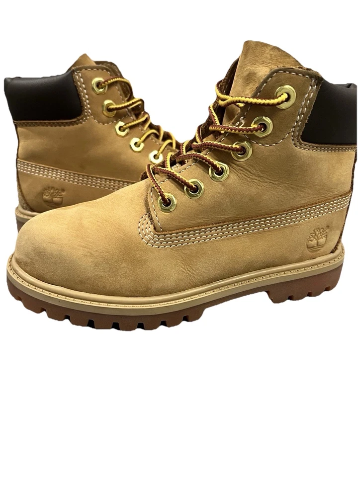 Timberland Classic 6" Waterproof Boot ~Toddlers Size US 12M/Wheat Nubuck - Image 3 of 4