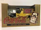 👀Vintage ERTL 1993 COCA-COLA CHEVROLET Die Cast Metal Bank NEW in BOX👀
