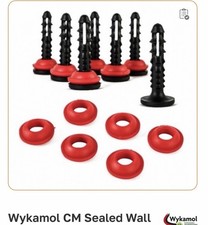 Brick Plug Membrane Fixings with Seals 10mm x 60mm Pack of 100