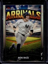 2025 Topps Finest Ben Rice Arrivals RC Refractor Rookie #A-18 Yankees