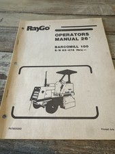 Raygo Milling Barcomill 100 Owner Operator Maintenance Manual Book Shop Service