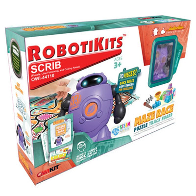 ROBOTIKITS SCRIB ROBOT 70 Piece DIY STEM KIT #OWI-44110 NEW IN BOX