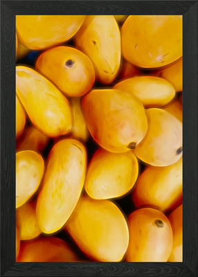 Wow Mangoes Framed Wall Art Poster Canvas Print Picture