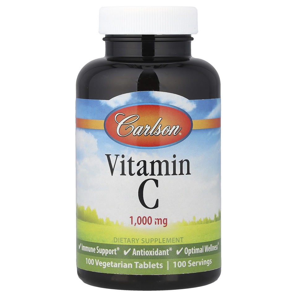 Vitamin C, 1,000 mg, 100 Vegetarian Tablets