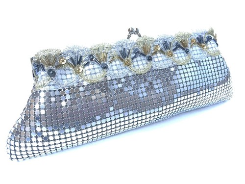 Evening Clutch Metal Mesh Purse for Party Prom Wedding Banquet (USA Stock) NEW - Picture 28 of 78