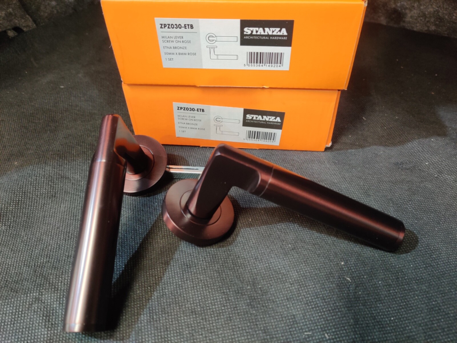 Bronze MILAN Door handles internal