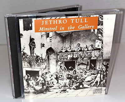 MINSTREL IN THE GALLERY Jethro Tull Early CD Issue of 1975 Classic on Chrysalis