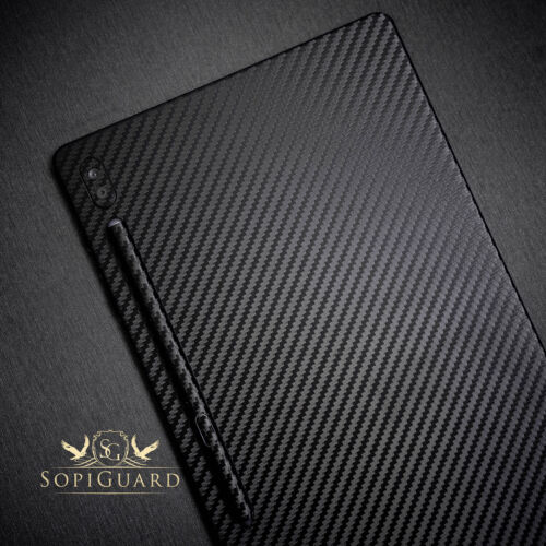 SopiGuard 3M Avery Carbon Fiber Skin Back and Sides for Samsung Galaxy Tab S6 - Picture 1 of 135