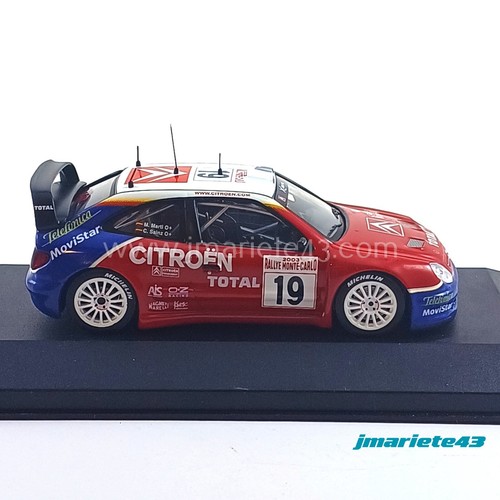 Citroen Xsara #19 C. Sainz - M. Marti Rally MonteCarlo 2003 1:43 IXO quality - Imagen 4 de 7