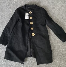 Bnwt Ladies Zara Coat Large Black