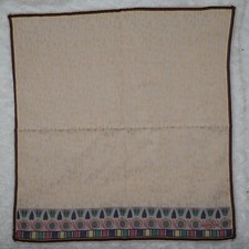 M48 GIANNI VERSACE Jacquard Cotton Scarf Scarves Pocket Square 18.5" X 19"