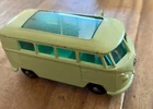 MATCHBOX LESNEY NO. 34 ‘60 VOLKSWAGEN CARAVETTE CAMPER BUS VAN MADE IN ENGLAND