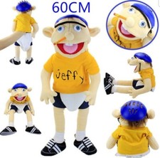 60cm Puppet Jeffy Hat Puppet Hand Plush Cosplay Toy Game Stuffed Doll Kids Toys