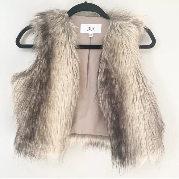 Jack faux fur vest clearance