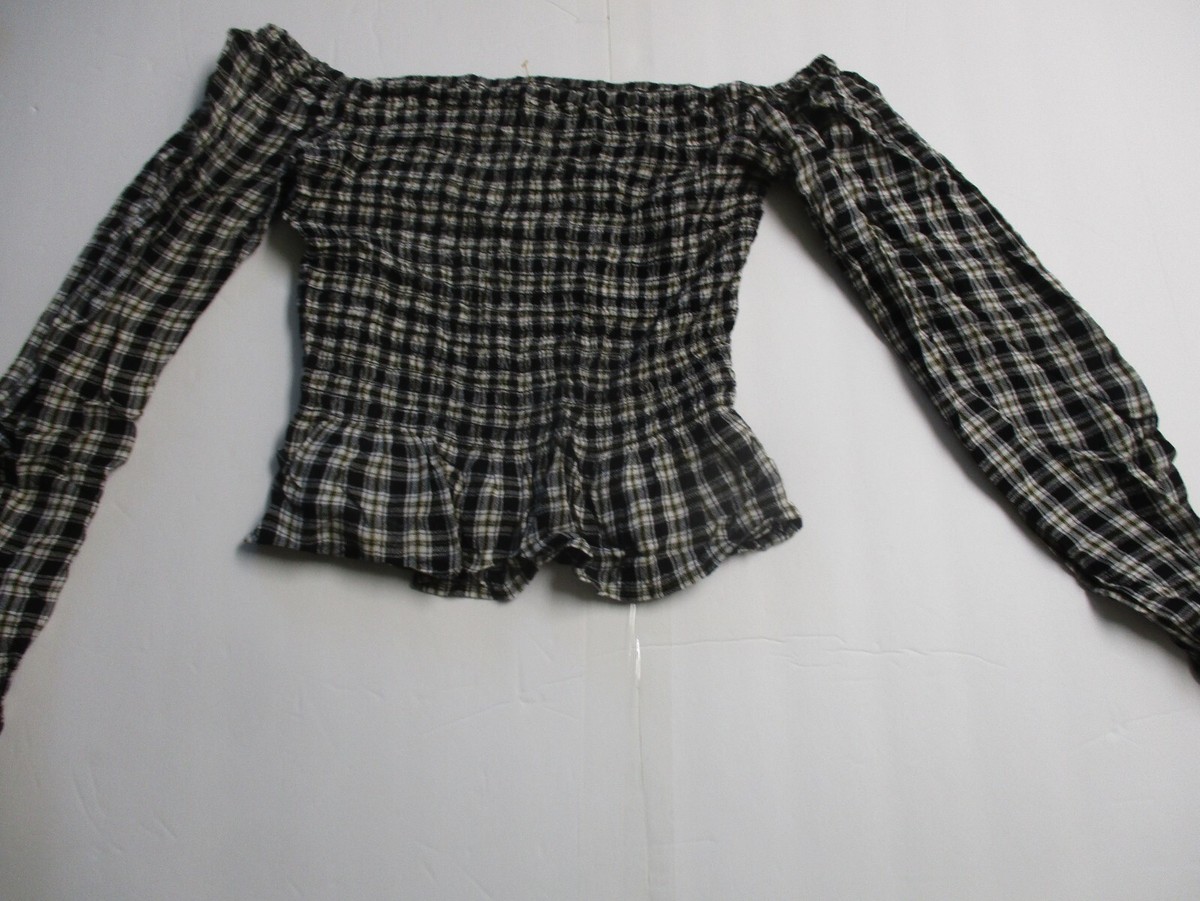 Blusas Hollister De Manga Larga Para Mujer Blusa Blanca Ajustada