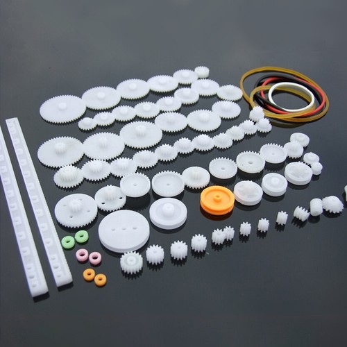 Mixed Crown Gear Set Plastic Toothed Wheels Sector Gears Module Toy Robot Parts - Picture 3 of 23
