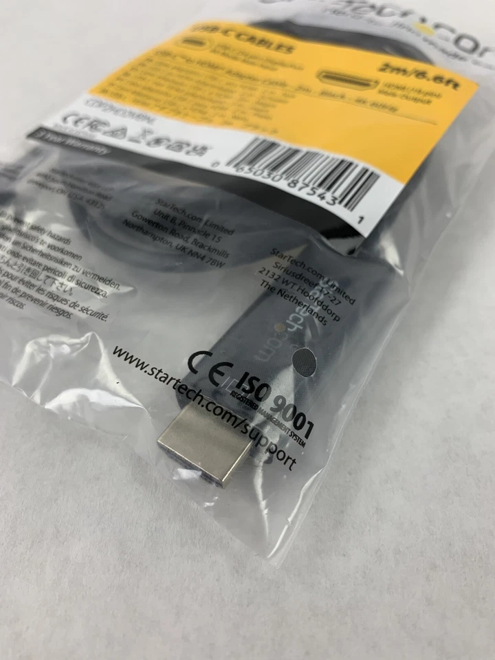 New OEM Startech 6ft  USB C to HDMI Cable 4K 60Hz USB Type C DP - Image 4 of 4