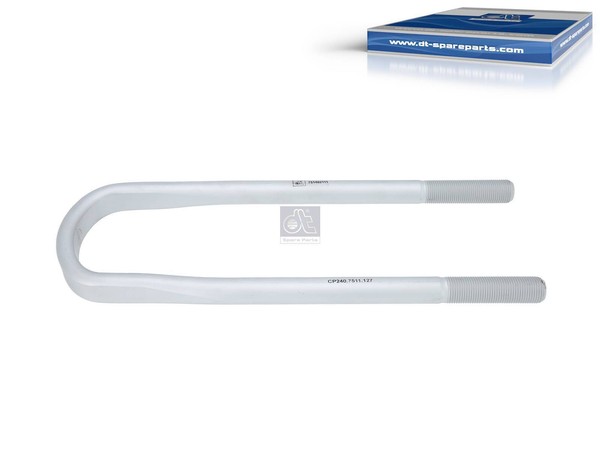 2 X U-Bolzen Dt Spare Parts 6.11127 M24 X 2 Lth:75Mm L:415Mm W:101Mm-image