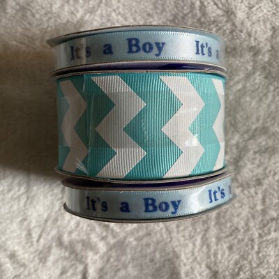 Lot of 3 it’s a boy ribbons | eBay