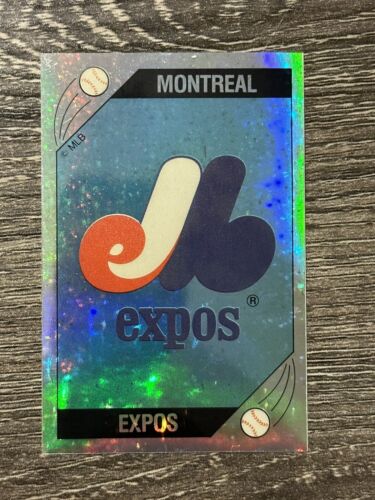 Montreal Expos 1989, Logo sticker foil Panini #110 - Foto 1 di 2