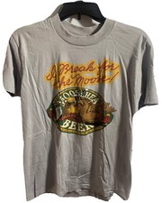 Vintage T Shirt Medium Short Sleeve Single Stitch Cotton/polyester Made in USA