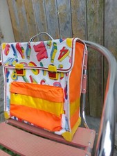 Cartella Zaino vintage Anni 80 Scout  Germany scuola vintage Catarifrangente