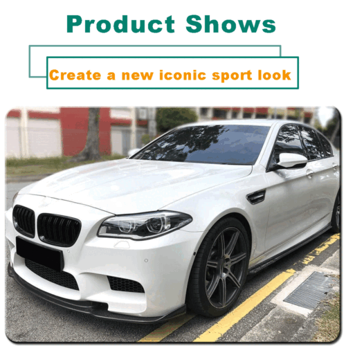 Carbon Frontlippe Frontspoiler Spoiler Lippe Passt für BMW 5ER F10 M5 2012-2016 - Picture 3 of 11